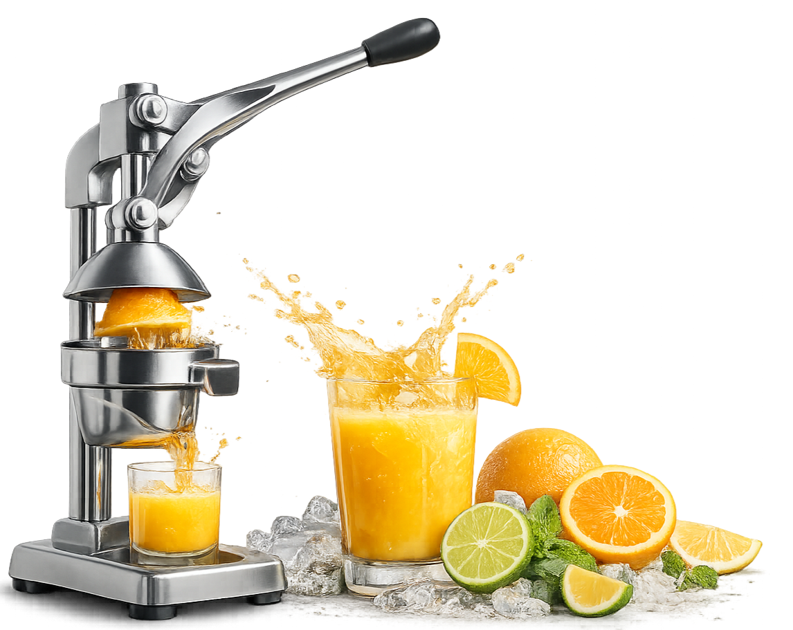 manual citrus press juicer squeezing fresh orange juice manual citrus press juicer squeezing fresh orange juice
