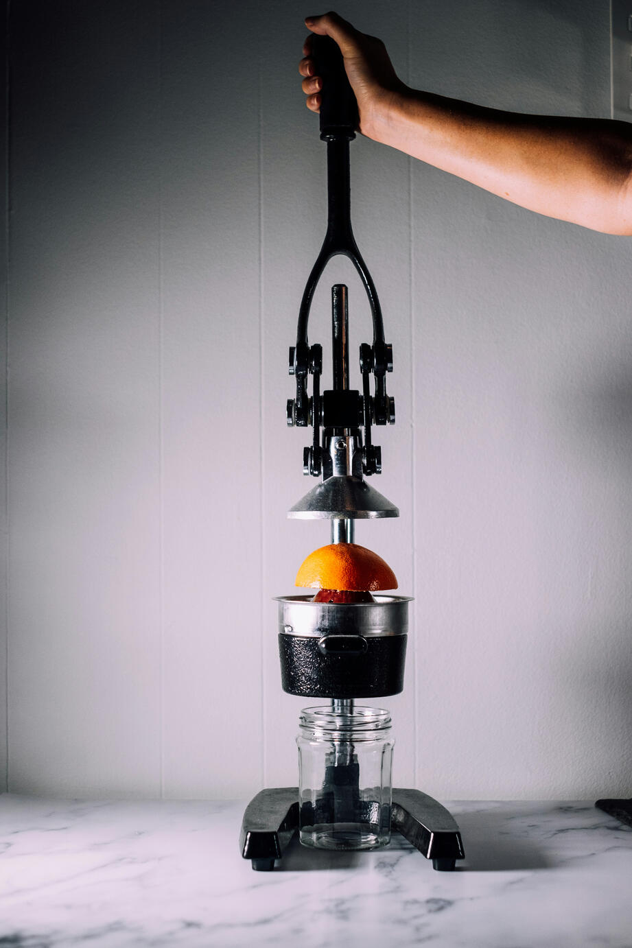 manual citrus press juicer squeezing fresh orange manual citrus press juicer squeezing fresh orange