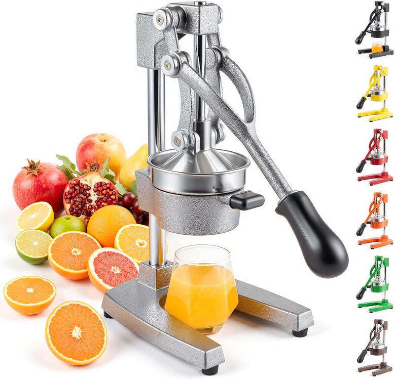 CO-Z Commercial Cast Iron Citrus Juicer Press – Gray